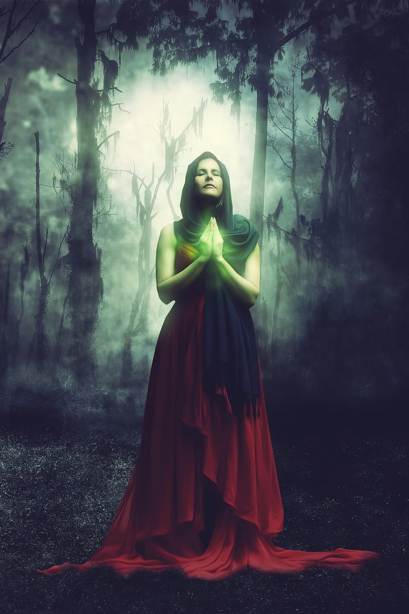 Witch Casting Spell
